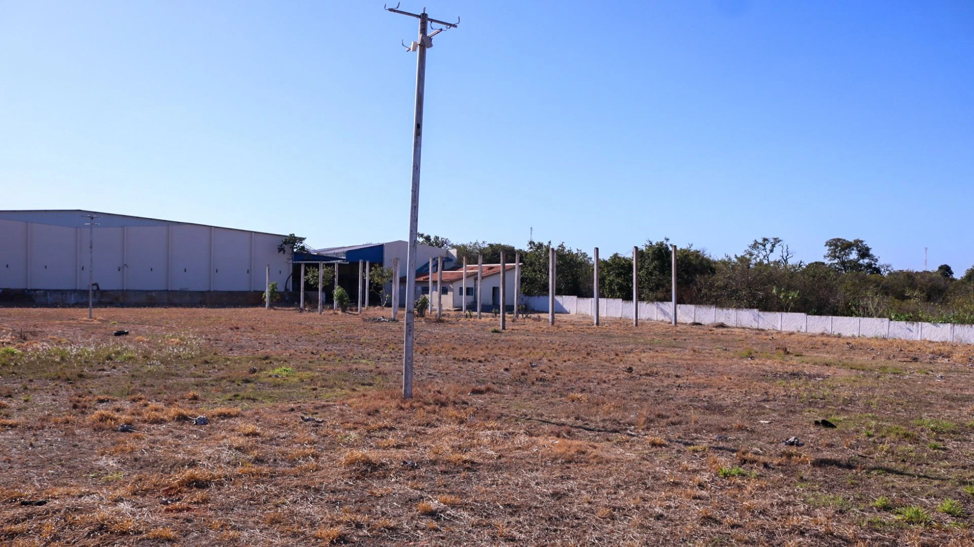 Área externa em desenvolvimento